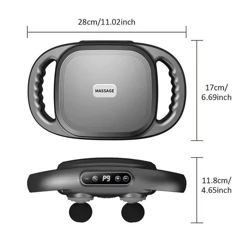 6Heads Massage Gun Deep Tissue Impulse Percussion Body Muscle Massage Gun for Physical Rehabilitation Fascial Massager Vibration