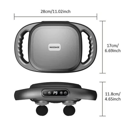 6Heads Massage Gun Deep Tissue Impulse Percussion Body Muscle Massage Gun for Physical Rehabilitation Fascial Massager Vibration