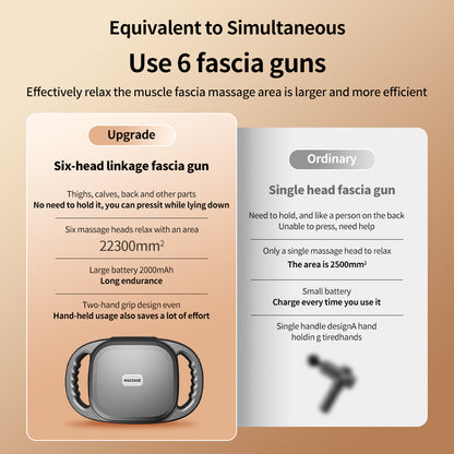 MuscleZen 6 Head Massager